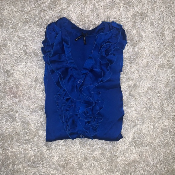 Silky Ruffle Blouse - Picture 3 of 5